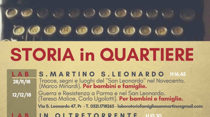 STORIA IN QUARTIERE: Tracce, Segni E Luoghi Del “San Leonardo” Nel Novecento. 